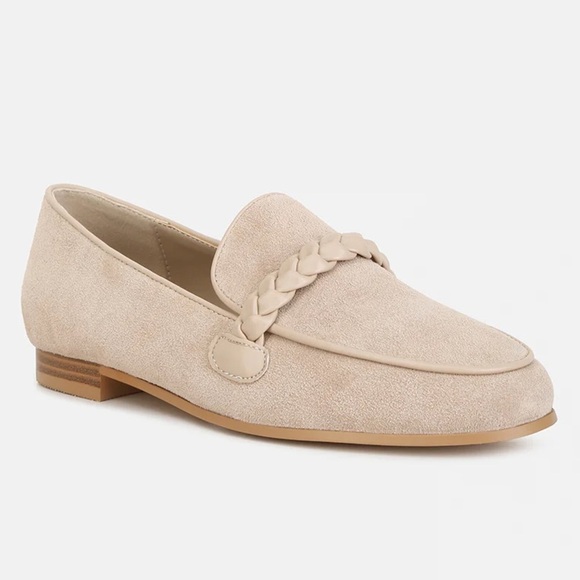 Joie Shoes - JOIE Cream suede leather Loafers size 9M